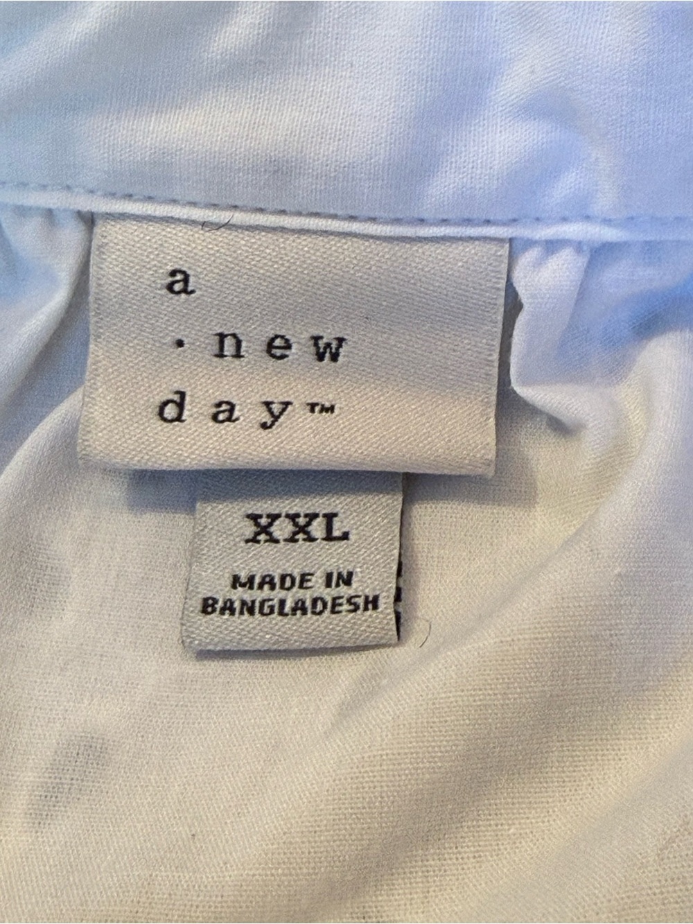 A New Day White Eyelet Mini Shirtdress XXL Balloon Sleeve Cottagecore - Picture 5 of 6